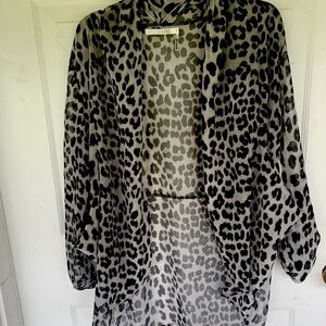 Leopard cardigan/kimono. Bought from local boutique
